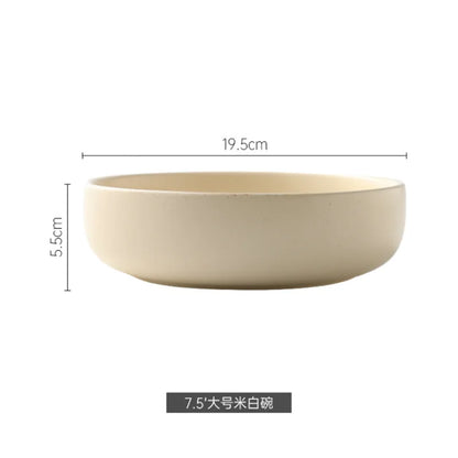 Solid Color Cutlery Tray Ceramic Plate Cooking Utensils Ceramic Plate Set Tableware Plate Wall Decoration Domestic Bowl Plate Se